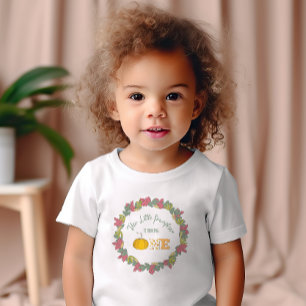 Bebé Amigos del bosque otoñal Primera camiseta de cumpl