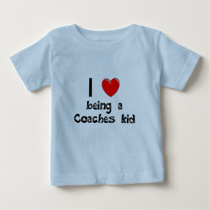 Bebé Amo el ser una camiseta del niño de los coches