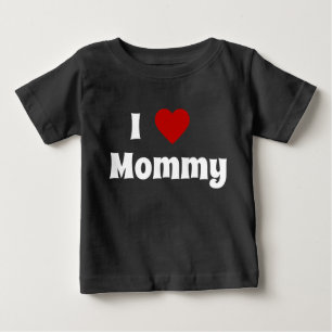 Bebé Amo la camiseta de mamá