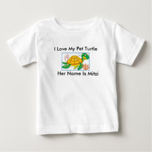 BEBÉ "AMO LA CAMISETA DE MI DEL MASCOTA NIÑO DE LA