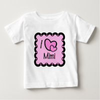 Amo La Camiseta De Mimi Cute