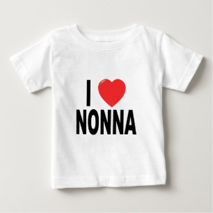 Bebé Amo la camiseta H.png de Nonna