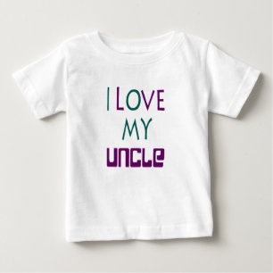 Bebé Amo Mi Camiseta De Niño Uncle