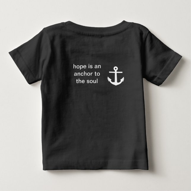 Bebé Anuncio de esperanza de camiseta infantil (Reverso)