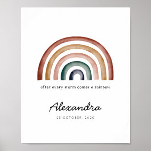 Bebé arco iris - Impresión personalizada sobre el