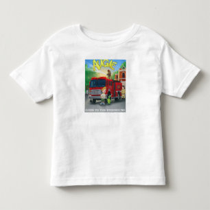 Bebé Augie la tortuga y la camiseta de los amigos