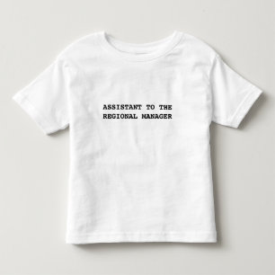 Bebé Auxiliar de oficina de la camiseta del Director Re