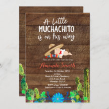 Bebé azul Muchacho Baby Shower Invitación CHICO