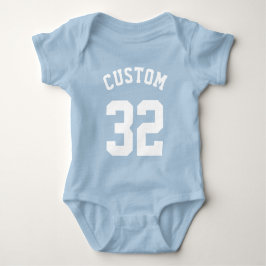 Bebé azul y blanco | Deportes Jersey Design