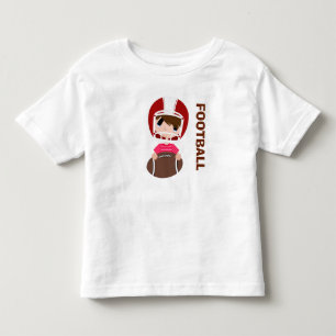 Bebé Balón de fútbol americano! Camiseta con punto de j