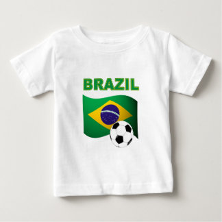 Bebé Bandera de la camiseta del mundial del Brasil
