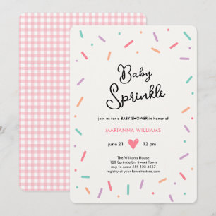 Bebé Bebé Sprinkle Invitación Baby Shower