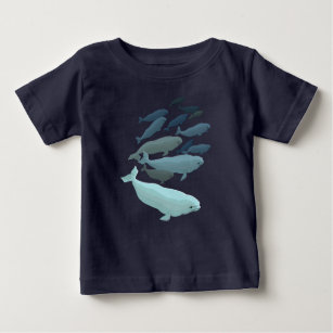 Camisetas Ballena Azul Para Bebes Zazzle Es