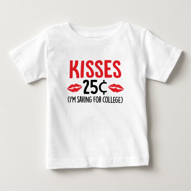 Bebé Besos de 25 centavos que guardo para camiseta univ (Anverso)