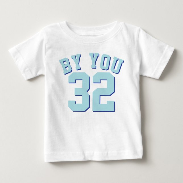 Bebé blanco y acuático | Diseño de Jersey Deportiv (Anverso)