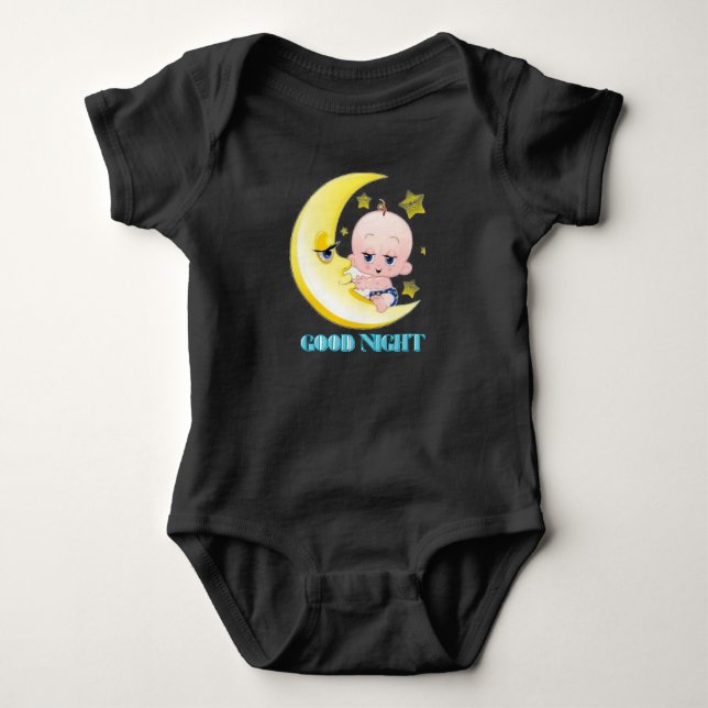 Bebé Body de Buenas Noches para Bebé. (Anverso)