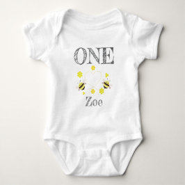 Bebé Body de Little Honey para niños cumpleaños 1
