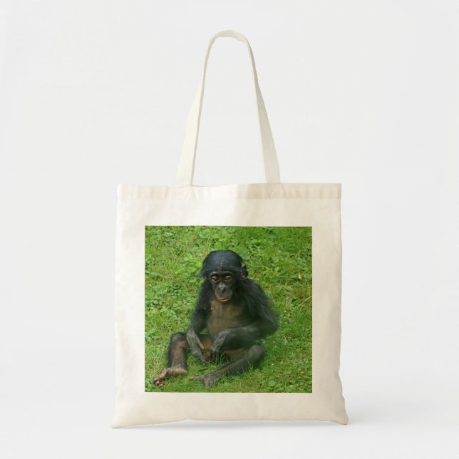 Bebé Bonobo Tote bolsa (Frente)