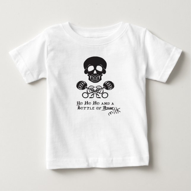Bebé Botella de la camiseta del niño de la leche (Anverso)