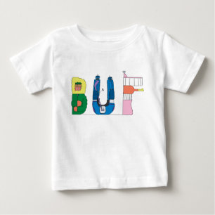 Bebé BÚFALO de la camiseta el   del bebé, NY (BUF)