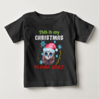 Búho Esta Es Mi Camiseta De Navidad De Pijama