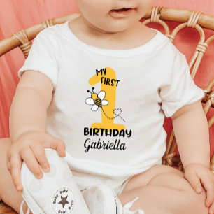 Bebé Bumble Bee Mi Primera Camiseta De Nacimiento