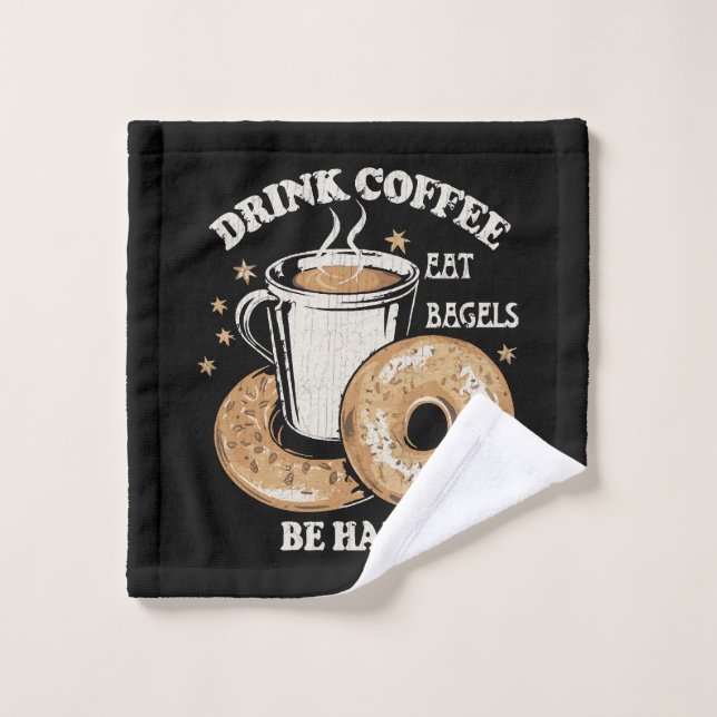 Bebe Café Come Bagels Sé Feliz (Toallita)