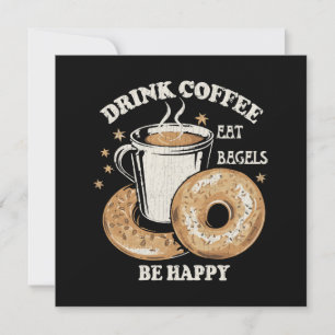 Bebe Café Come Bagels Sé Feliz