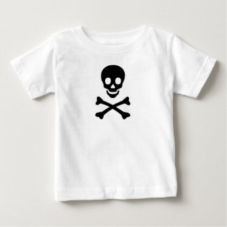 Bebé Calavera y camiseta de los huesos cruzados