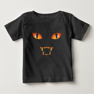 Bebé Camisa Halloween Negro Cat Costume Shirte Tee