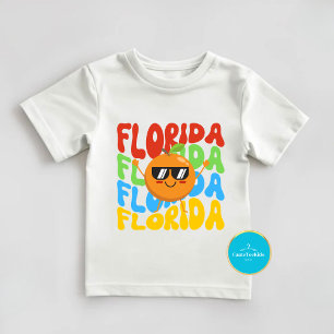 Bebé Camisas de verano para niños Camiseta Naranja de