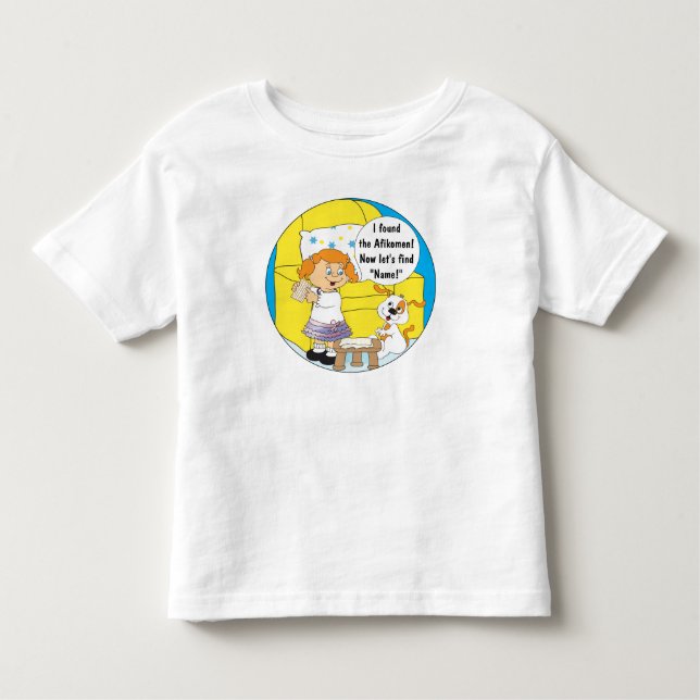 Bebé Camiseta 2T-6T del niño de la Pascua (chica/perro) (Anverso)