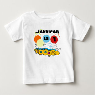 Bebé Camiseta adaptable del cumpleaños de Caterpillar