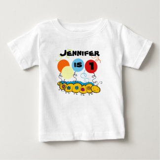 Bebé Camiseta adaptable del cumpleaños de Caterpillar