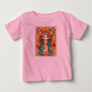 Bebé Camiseta Adorable De Muñeca Bebé: Toques Pequeños,
