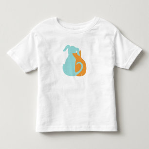 Bebé Camiseta Amante de Perros y Pájaros