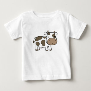 Bebé Camiseta Amante de Vaca y Perro