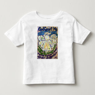 Bebé Camiseta Ángel de la oración de la serenidad (Dobl
