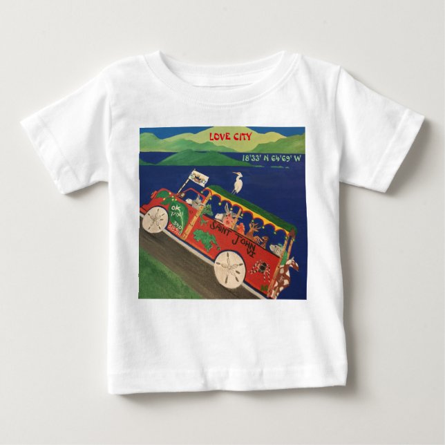 BEBÉ CAMISETA ANIMAL DE LOS NIÑOS DE ST. JOHN VI DEL (Anverso)