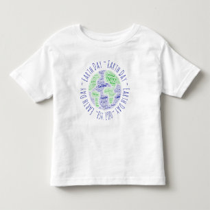 Bebé Camiseta artística del Día de la Tierra
