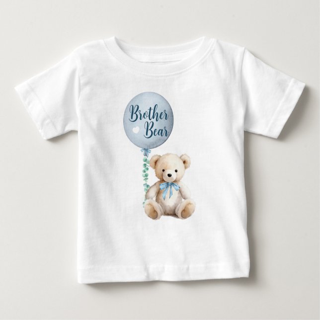 Bebé Camiseta Baby Shower de Blue Brother (Anverso)