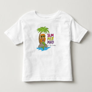 Bebé Camiseta blanca de verano adorable para niños pequ