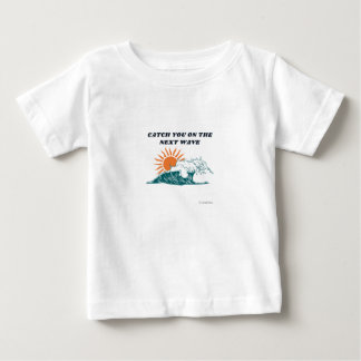 Bebé camiseta blanca de verano para niños