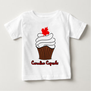 Bebé Camiseta canadiense infantil de la magdalena