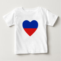 Camiseta cardíaca con bandera de Haití