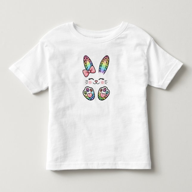 Bebé Camiseta Cazadora de Huevos de Pascua (Anverso)