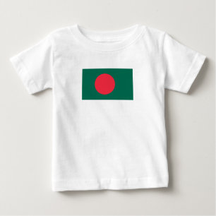 Bebé Camiseta con bandera de Bangladesh