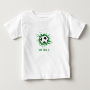 Bebé Camiseta con jugador de fútbol para niños