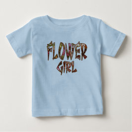 Bebé Camiseta con Volantes para Niña de Flores Personal