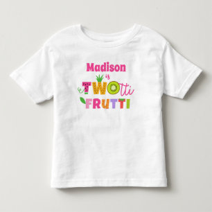 Bebé Camiseta de 2º cumpleaños de TWOtti Frutti